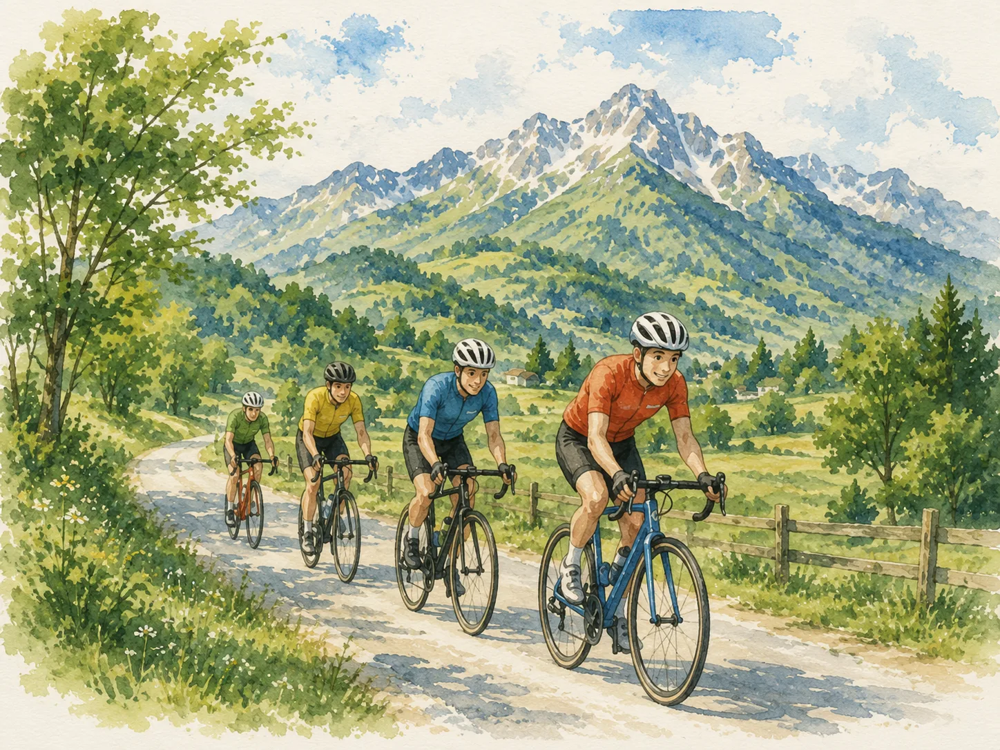 里山ライドの風景